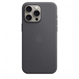 Apple iPhone 15 Pro Max FineWoven Case with MagSafe - Black kaina