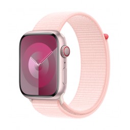 Apple Watch Series 9 GPS + Cellular 45mm Pink Aluminium Case with Light Pink Sport Loop kaina