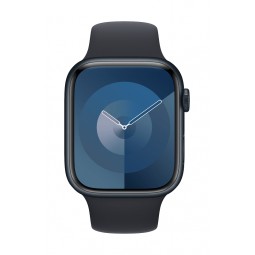 Apple Watch Series 9 GPS + Cellular 45mm Midnight Aluminium Case with Midnight Sport Band - S/M pigiau