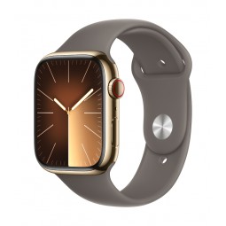 Apple Watch Series 9 GPS + Cellular 45mm Gold Stainless Steel Case with Clay Sport Band - S/M kaina