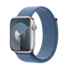 Apple Watch Series 9 GPS 45mm Silver Aluminium Case with Winter Blue Sport Loop kaina