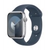 Apple Watch Series 9 GPS 45mm Silver Aluminium Case with Storm Blue Sport Band - S/M kaina