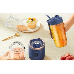 Xiaomi Deerma NU06 Portable Mini Juice Blender nešiojamas plakiklis - gertuvė, mėlyna nuolaida