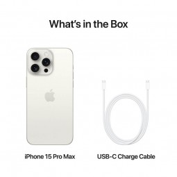 Apple iPhone 15 Pro Max 1TB White Titanium garantija