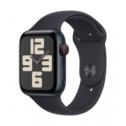 Apple Watch SE GPS + Cellular 44mm Midnight Aluminium Case with Midnight Sport Band - M/L kaina