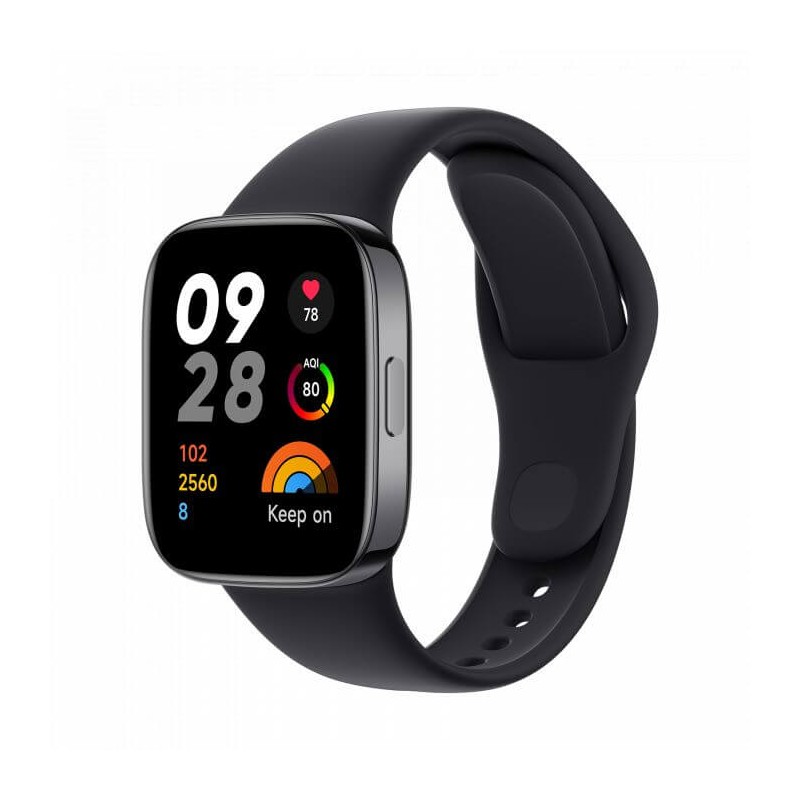 Xiaomi Redmi Watch 3, Black - išmanusis laikrodis internetu