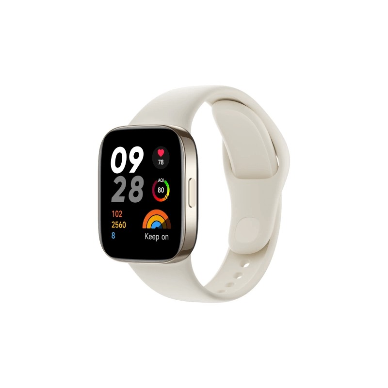 Xiaomi Redmi Watch 3, Ivory - išmanusis laikrodis kaina Xiaomi Redmi Watch 3, Ivory - išmanusis laikrodis kaina