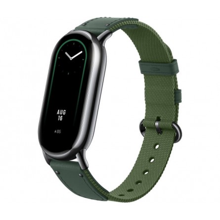 Xiaomi Smart Band 8 Braided Strap, Green - odinis - nailoninis dirželis kaina