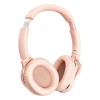 Baseus Encok D02 Pro Wireless Headphone, Pink - belaidės ausinės internetu