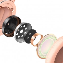 Baseus Encok D02 Pro Wireless Headphone, Pink - belaidės ausinės Kaune