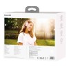 Baseus Encok D02 Pro Wireless Headphone, Pink - belaidės ausinės skubu