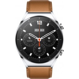 Xiaomi Mi Watch S1 46mm Stainless Steel Brown, Wi-Fi, NFC, Silver - išmanusis laikrodis pigiau