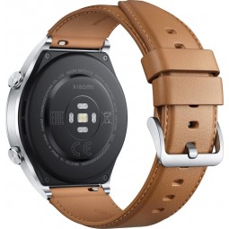 Xiaomi Mi Watch S1 46mm Stainless Steel Brown, Wi-Fi, NFC, Silver - išmanusis laikrodis išsimokėtinai