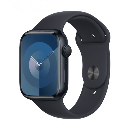 Apple Watch Series 9 GPS 45mm Midnight Aluminium Case with Midnight Sport Band - M/L kaina