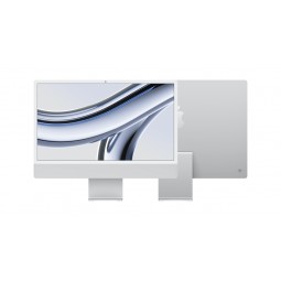 Apple iMac 24” 4.5K Retina, Apple M3 8C CPU, 8C GPU/8GB/256GB SSD/Silver/INT internetu