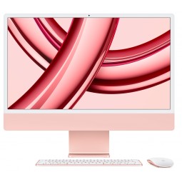 Apple  24” 4.5K Retina, Apple M3 8C CPU, 8C GPU/8GB/256GB SSD/Pink/INT kaina