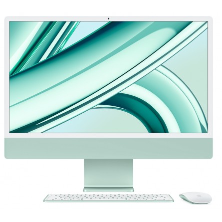 Apple iMac 24” 4.5K Retina, Apple M3 8C CPU, 10C GPU/8GB/512GB SSD/Green/INT kaina