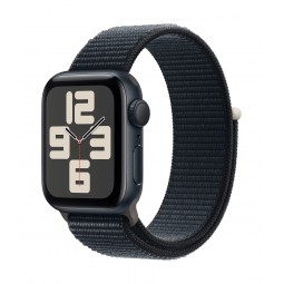 Apple Watch SE GPS 40mm Midnight Aluminium Case with Midnight Sport Loop kaina