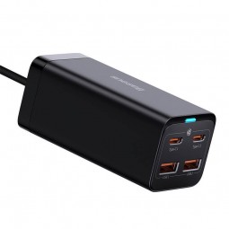 Baseus GaN3 Pro 100W Destop Fast Charger, USB-C x2, USB x2, Black - buitinis įkroviklis išsimokėtinai