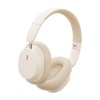 Baseus Bowie D05 Wireless Headphone, Creamy/White - belaidės ausinės išsimokėtinai