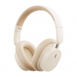 Baseus Bowie D05 Wireless Headphone, Creamy/White - belaidės ausinės kaina