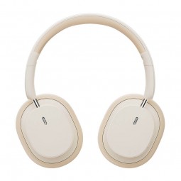 Baseus Bowie D05 Wireless Headphone, Creamy/White - belaidės ausinės pigu