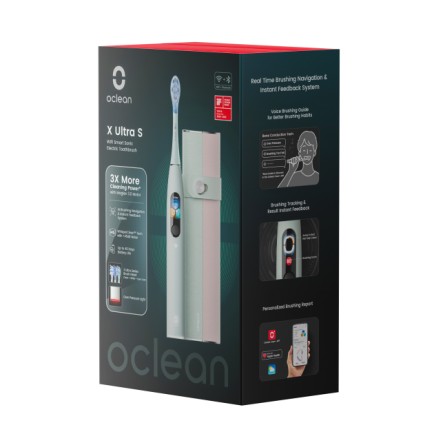 Xiaomi Oclean Electric Toothbrush X Ultra Set, Green - elektrinis dantų šepetėlis kaina