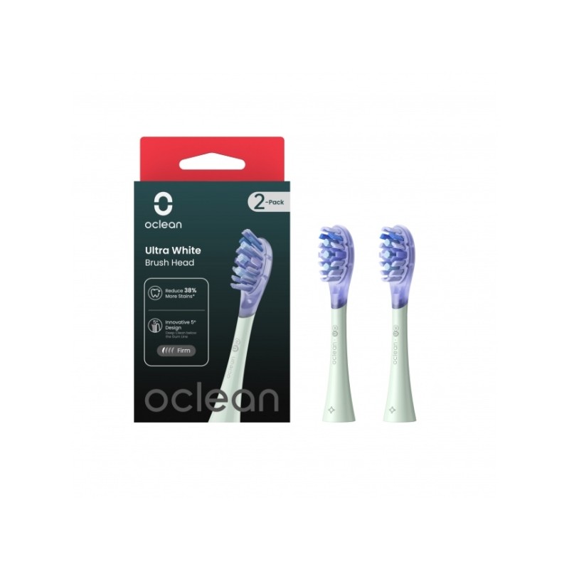Xiaomi Oclean UW01 G02 Electric Toothbrush Brush Head Refills, Ultra White - elektrinio dantų šepetėlio galvutės kaina