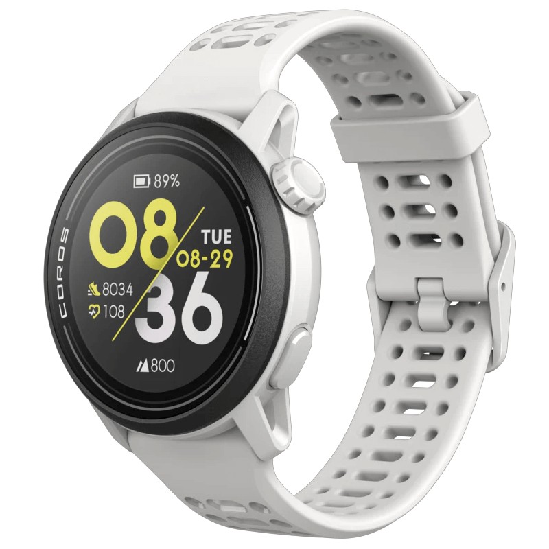 Coros PACE 3 42mm GPS Sport Watch, White, Silicone - multisportinis išmanusis laikrodis kaina