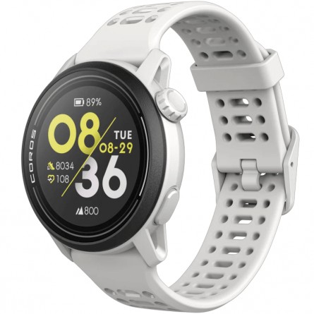 Coros PACE 3 42mm GPS Sport Watch, White, Silicone - multisportinis išmanusis laikrodis kaina