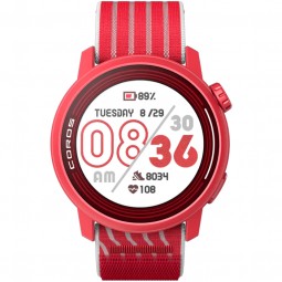 Coros PACE 3 42mm GPS Sport Watch, Red, Track Edition, Nylon - multisportinis išmanusis laikrodis pigiau