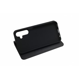 Just Must Stand Flip Case for Samsung Galaxy S24, Black - telefono dėklas išsimokėtinai