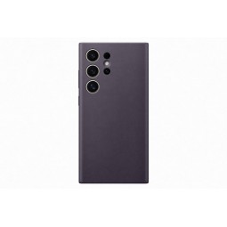 Samsung Vegan Leather Case FPS928HC for Galaxy S24 Ultra, Dark Violet - telefono dėklas kaina