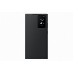 Samsung Smart View Wallet Case ZS928CBE for Galaxy S24 Ultra, Black - telefono dėklas kaina