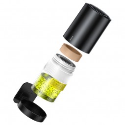 Baseus Micromolecule Degerming Device - automobilinis oro gaiviklis, juodas išsimokėtinai
