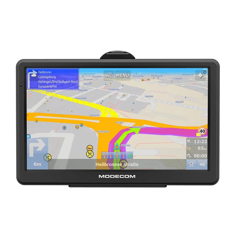 Modecom FreeWAY CX 7.2 IPS + Mapfactor EU - 7" GPS navigacija lengviesiems automobiliams ir sunkvežimiams kaina