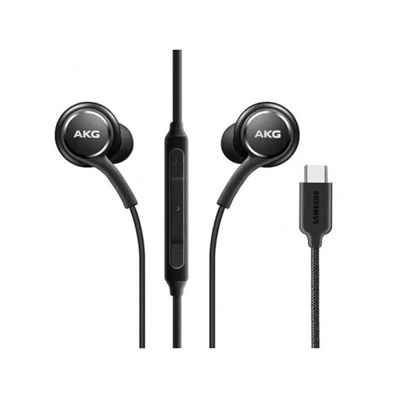 Samsung AKG Earphones, USB-C, Black - laidinės ausinės kaina