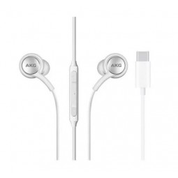 Samsung AKG Earphones, USB-C, White - laidinės ausinės kaina