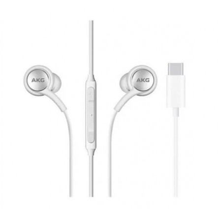 Samsung AKG Earphones, USB-C, White - laidinės ausinės kaina