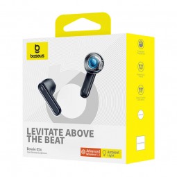 Baseus Bowie E5x Wireless Earphones, Black - belaidės ausinės skubu