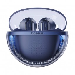 Baseus Bowie E5x Wireless Earphones, Blue - belaidės ausinės kaina