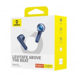 Baseus Bowie E5x Wireless Earphones, Blue - belaidės ausinės garantija