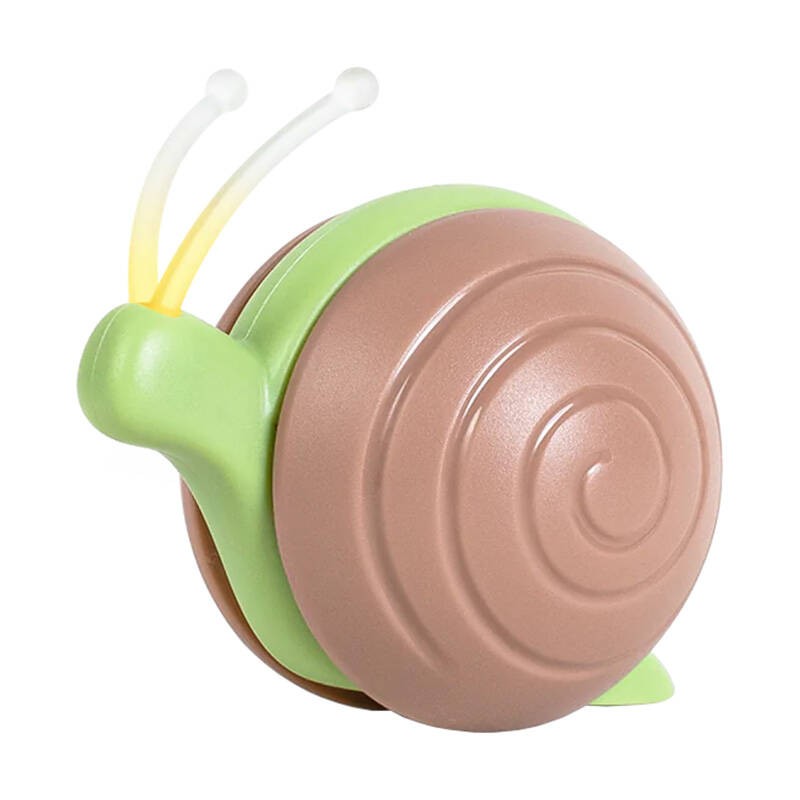 Cheerble Wicked Snail Interactive Cat Toy, Brown - interaktyvus žaislas katėms kaina