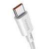 Baseus Superior Series USB-C to USB-C Cable, 1m, 100W, White - greito įkrovimo kabelis išsimokėtinai