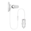 Baseus CW01 Magnetic Wireless Charging Car Mount, White - automobilinis magnetinis laikiklis su pakrovėju internetu