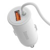 Baseus CW01 Magnetic Wireless Charging Car Mount, White - automobilinis magnetinis laikiklis su pakrovėju lizingu