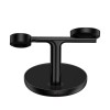Baseus Swan 3-in-1 Wireless Charger Bracket - belaidis įkroviklis / laikiklis, juodas išsimokėtinai