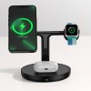 Baseus Swan 3-in-1 Wireless Charger Bracket - belaidis įkroviklis / laikiklis, juodas pigiau