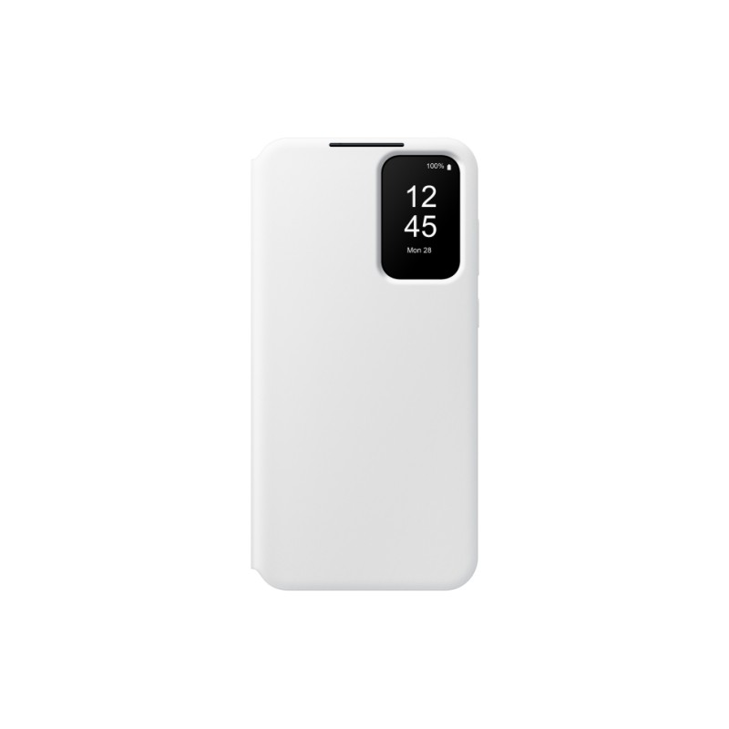 Samsung Smart View Wallet Case ZA556CWE for Galaxy A55 White - telefono dėklas kaina Samsung Smart View Wallet Case ZA556CWE for Galaxy A55 White - telefono dėklas kaina