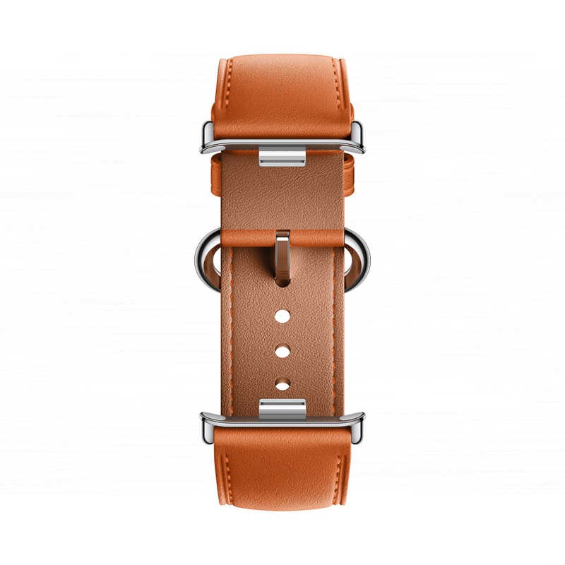 Xiaomi Leather Quick Release Strap, Coral Orange - odinis dirželis kaina Xiaomi Leather Quick Release Strap, Coral Orange - odinis dirželis kaina